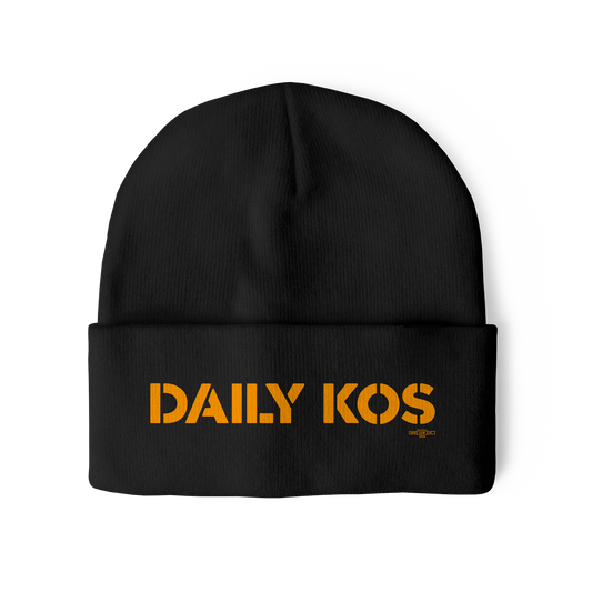 Daily Kos Beanie Black