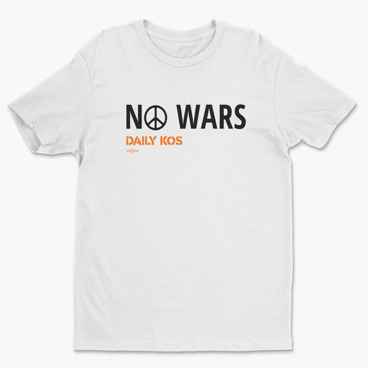 No Wars peace sign on white
