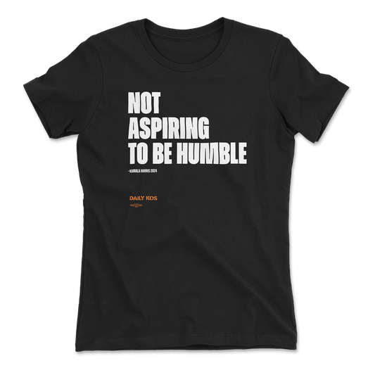 Not Aspiring To Be Humble Black Tee