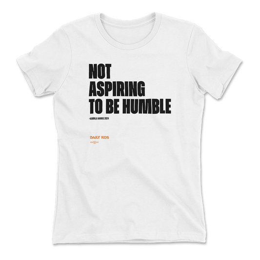 Not Aspiring To Be Humble White Tee