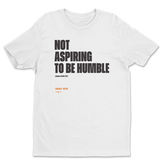 Not Aspiring To Be Humble White Tee